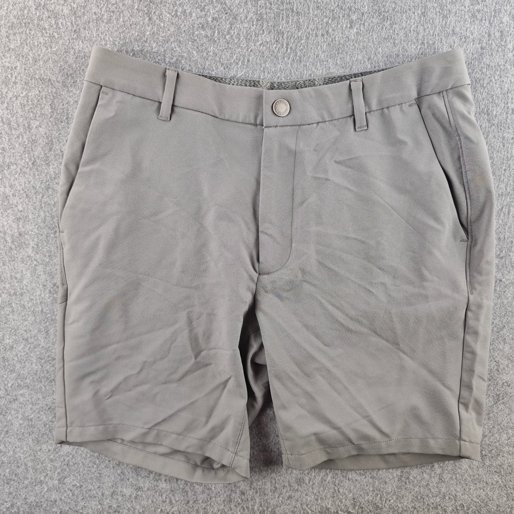 Bonobos Slim Fit Performance Golf Shorts Mens 31 Gray 7 Inch Inseam Stretch